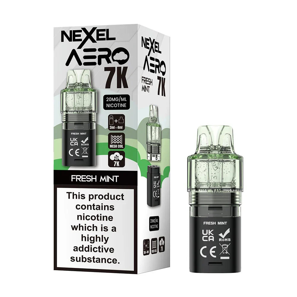 Nexel Aero 7K Prefilled Pod - Fresh Mint