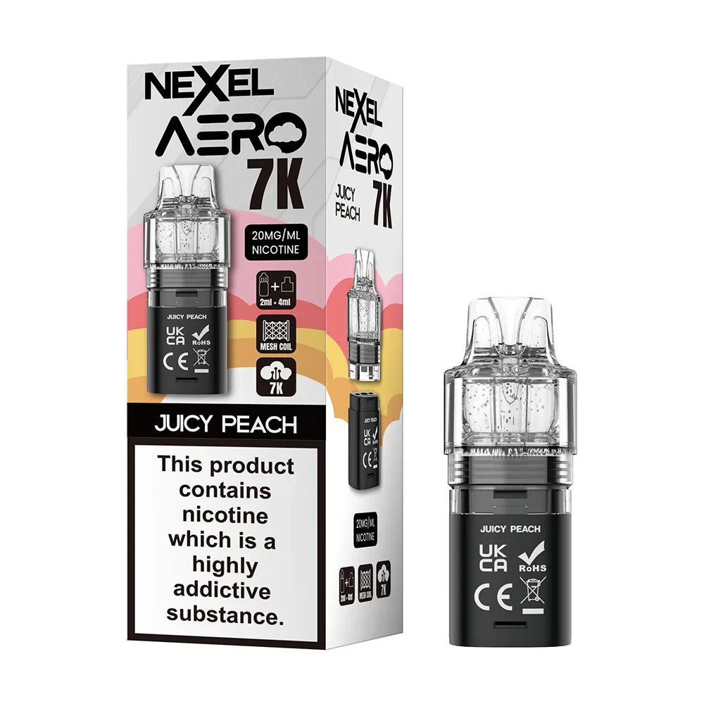 Nexel Aero 7K Prefilled Pod - Juicy Peach