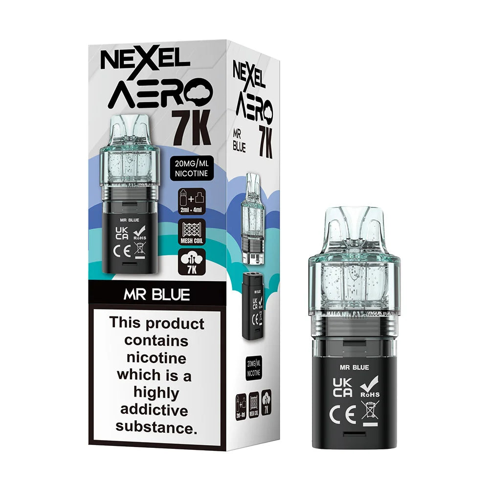 Nexel Aero Pod 7K Puffs Rechargeable 4.99 Nexel Aero Pod 7K Puffs Rechargeable 4.99