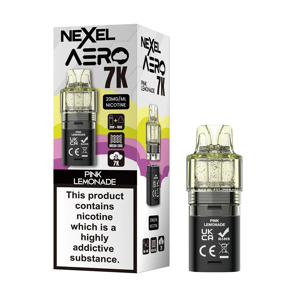Nexel Aero 7K Prefilled Pod - Pink Lemonade