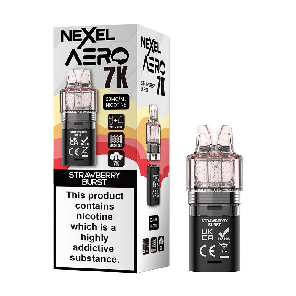 Nexel Aero 7K Prefilled Pod - Strawberry Burst