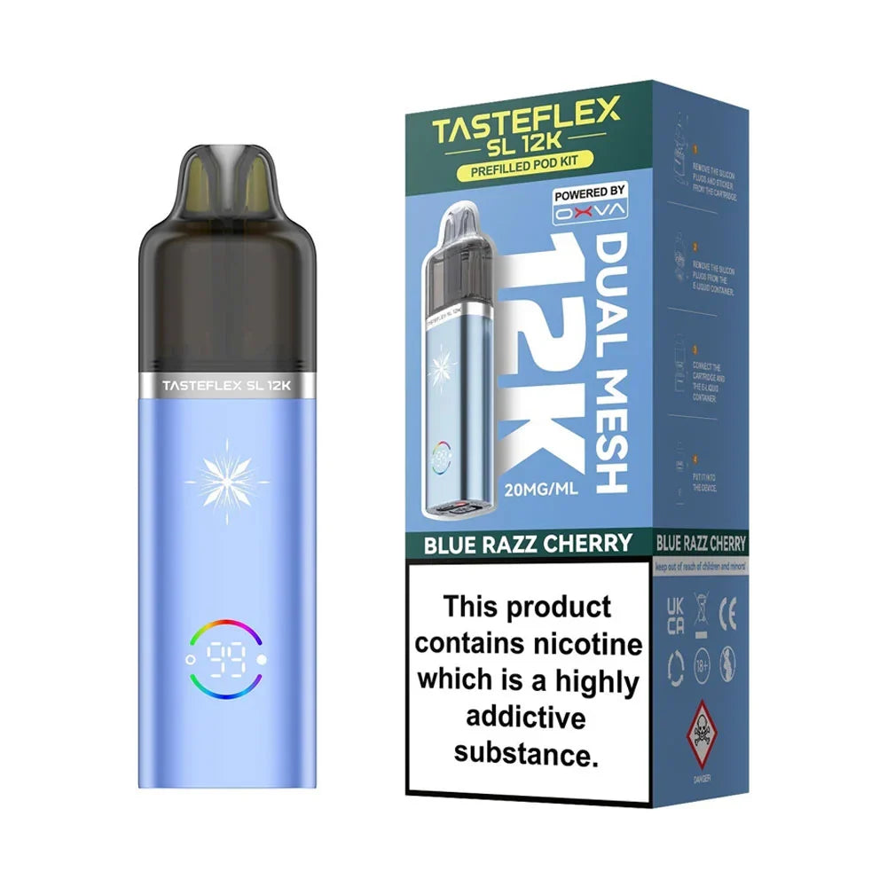 Oxva Tasteflex SL 12K Prefilled Pod Kit - Blue Razz Cherry