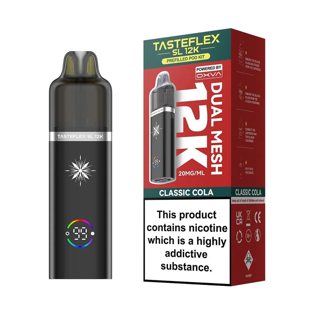 Oxva Tasteflex SL 12K Pod Kit - 40% off Savings UK Oxva Tasteflex SL 12K Pod Kit - 40% off Savings UK