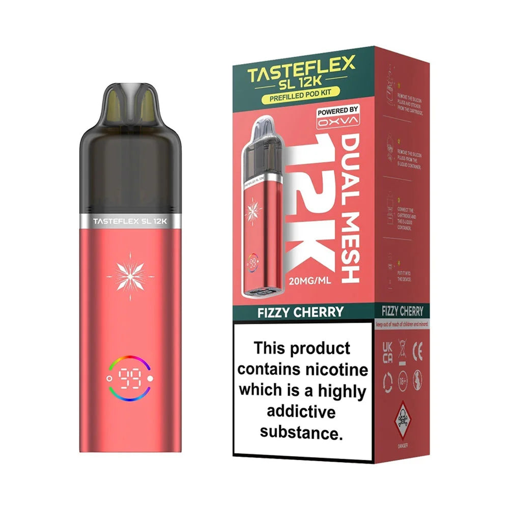 Oxva Tasteflex SL 12K Prefilled Pod Kit - Fizzy Cherry