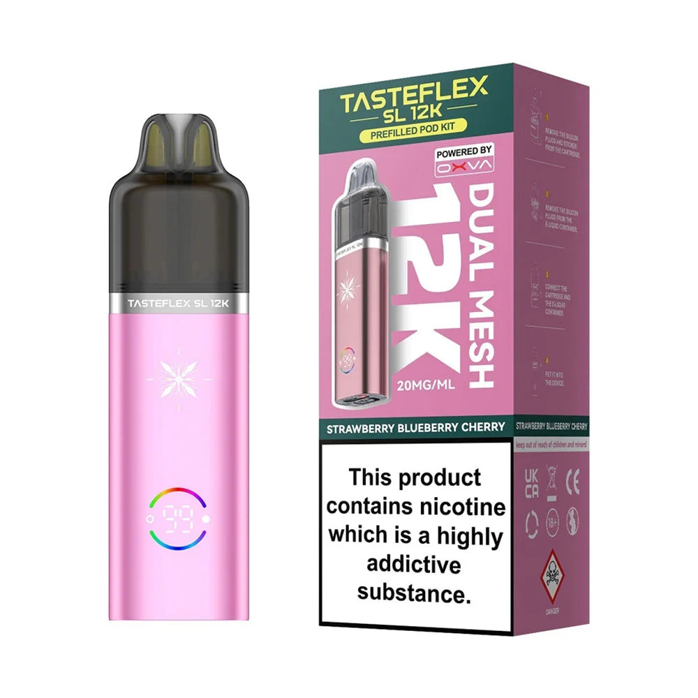 Oxva Tasteflex SL 12K Prefilled Pod Kit - Strawberry Blueberry Cherry