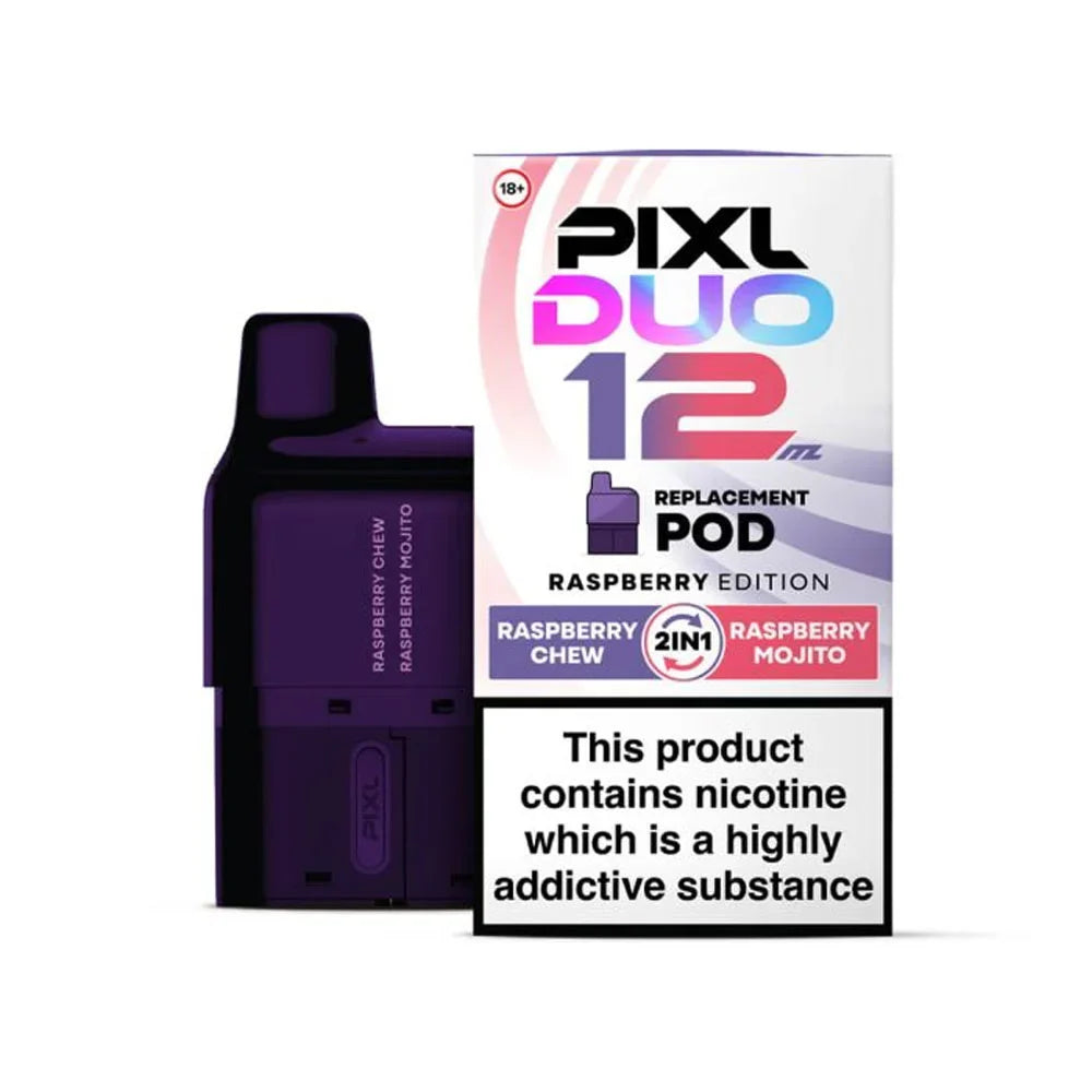 PIXL Duo 12K Prefilled Pods - Raspberry Edition