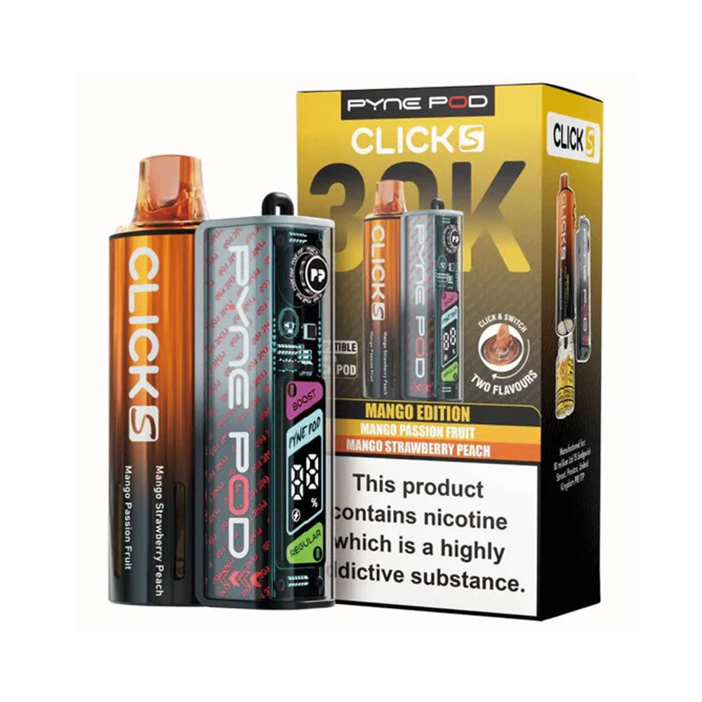 Pyne Pod Click S 30K Prefilled Pod Kit - Mango Edition