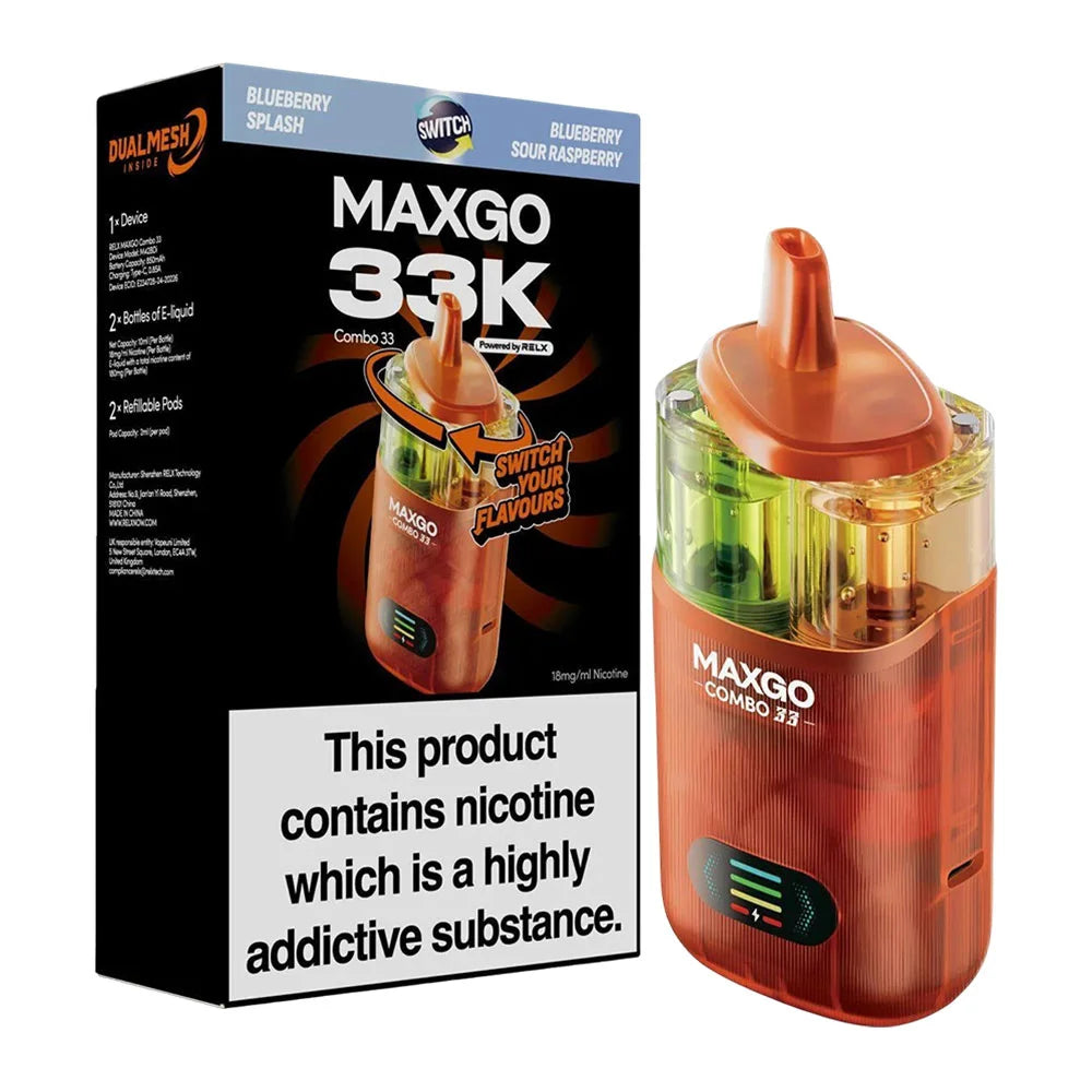 Relx Zero Pod RELX Maxgo 33K Puffs Massive 40% OFF Vape Pods Relx Zero Pod RELX Maxgo 33K Puffs Massive 40% OFF Vape Pods