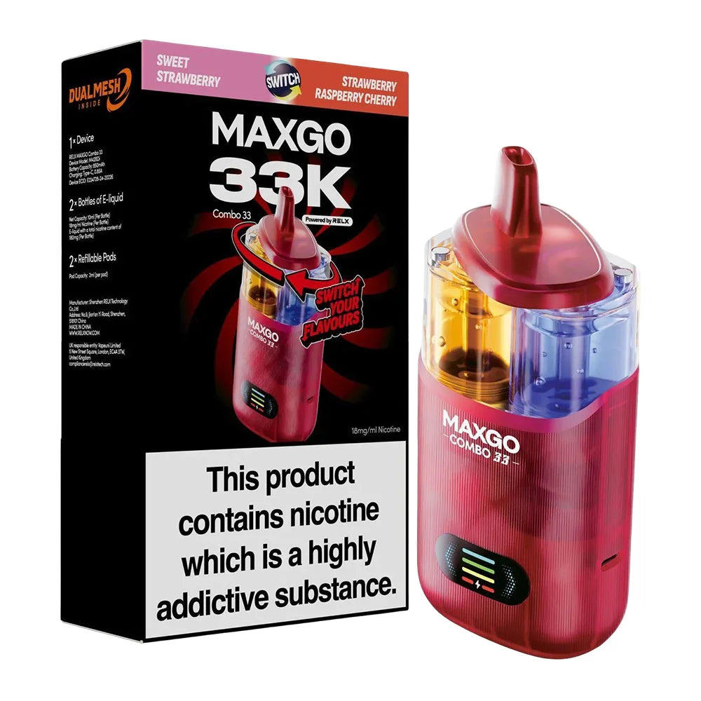 RELX Maxgo 33K Puffs Massive 40% OFF Vape Pods RELX Maxgo 33K Puffs Massive 40% OFF Vape Pods
