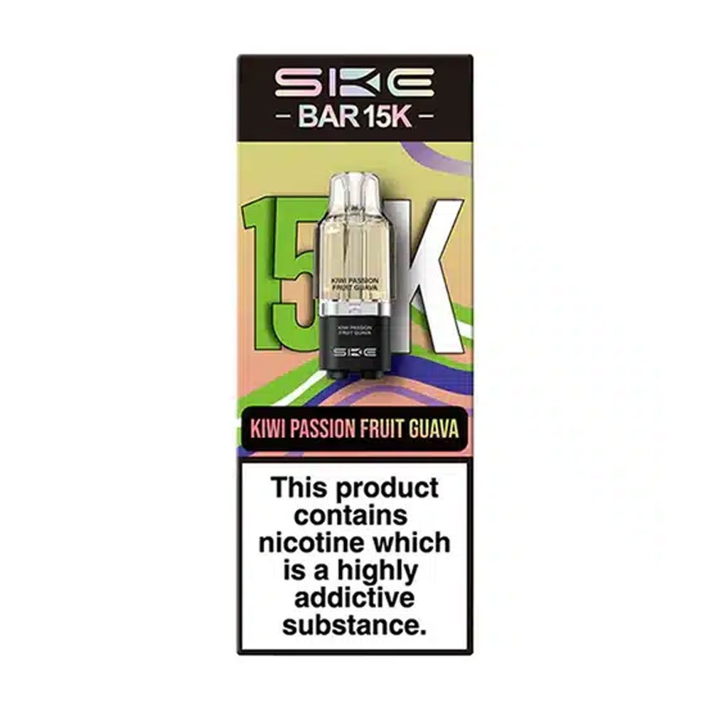 SKE Bar 15K Prefilled Pods - Kiwi Passionfruit Guava