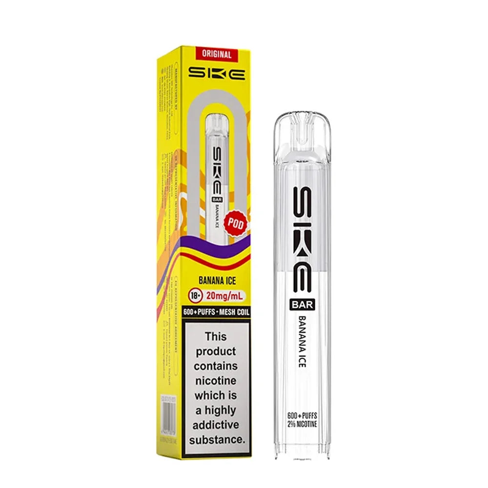 SKE Crystal Original 600 Prefilled Pods - Banana Ice