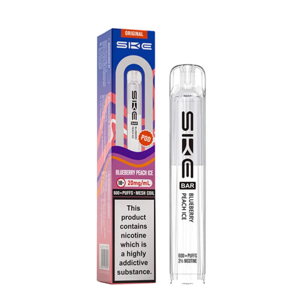 SKE Crystal Original 600 Prefilled Pods - Blueberry Peach Ice