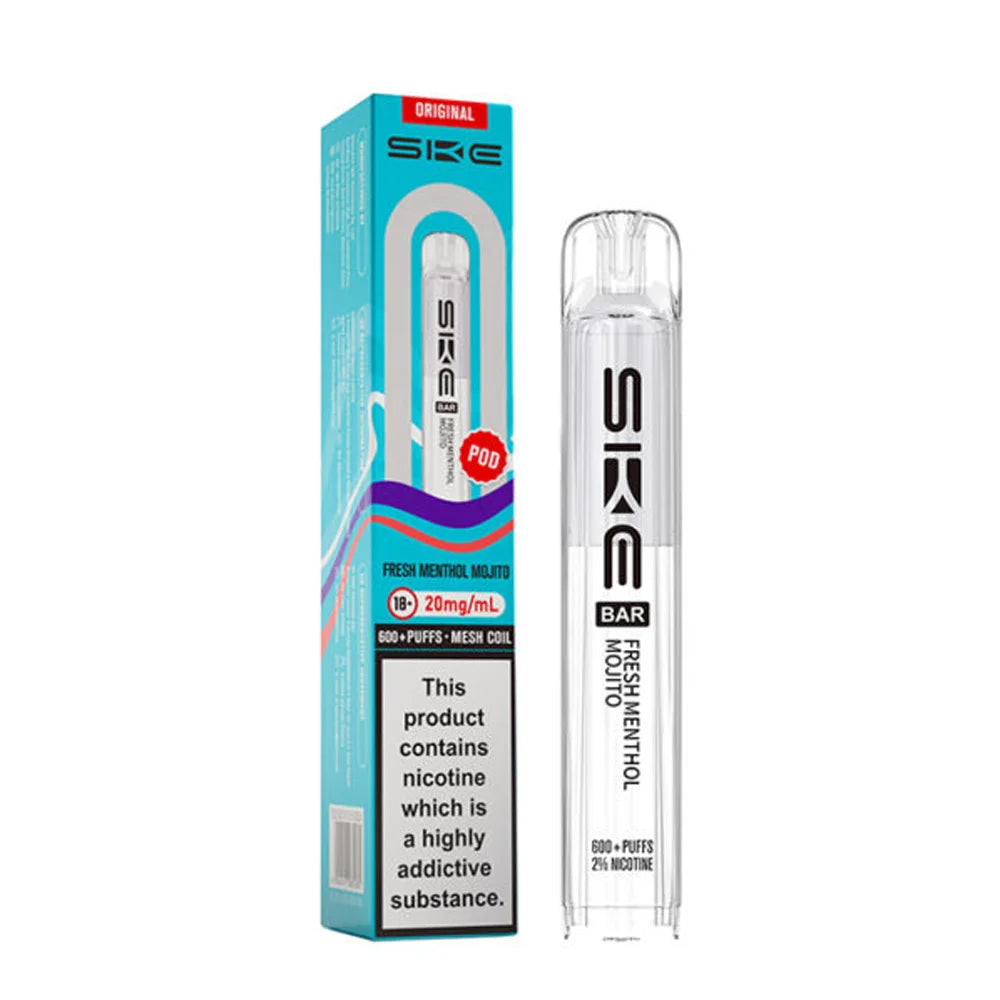 SKE Crystal Original 600 Prefilled Pods - Fresh Menthol Mojito