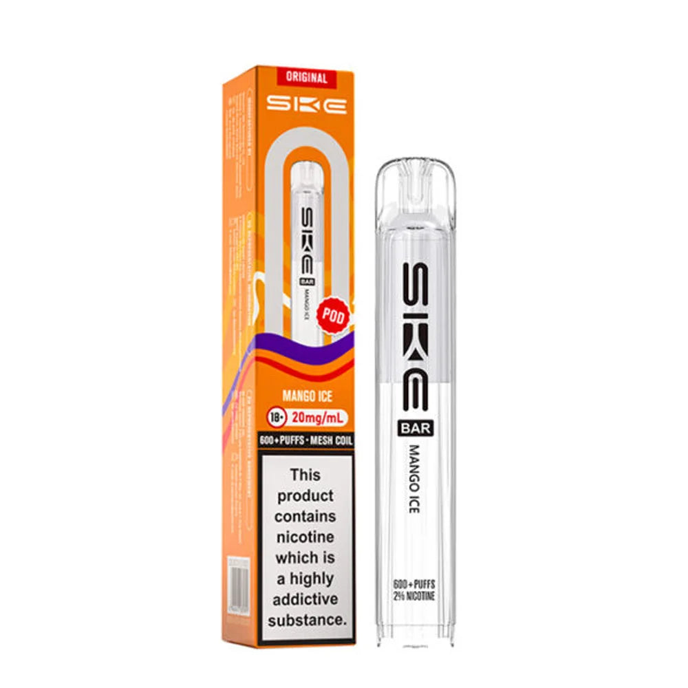 SKE Crystal Original 600 Prefilled Pods - Mango Ice
