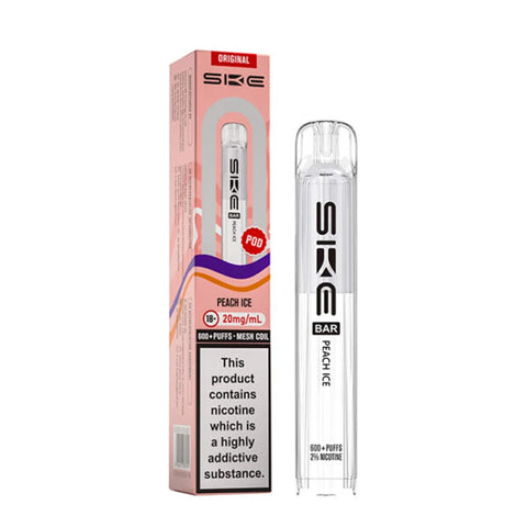 SKE Crystal Original 600 Prefilled Pods - Peach Ice