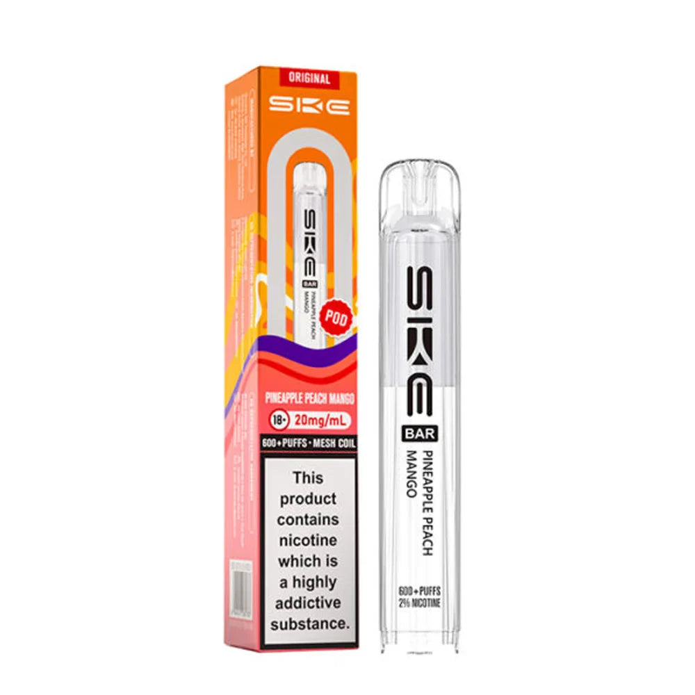 SKE Crystal Original 600 Prefilled Pods - Pineapple Peach Mango
