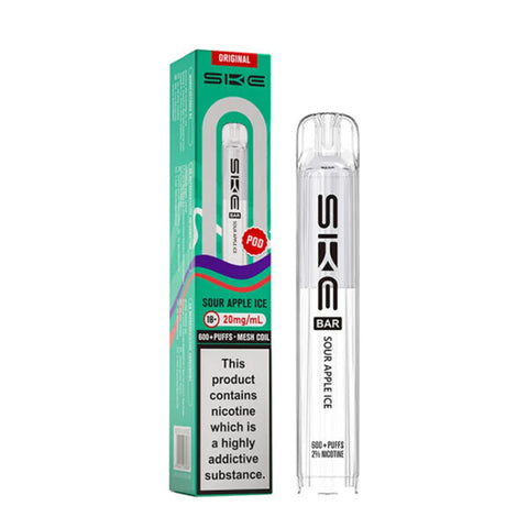 SKE Crystal Original 600 Prefilled Pods - Sour Apple Ice