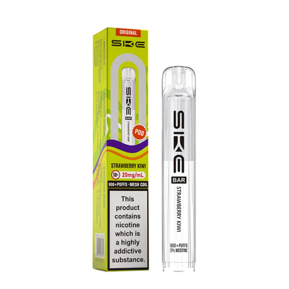 SKE Crystal Original 600 Prefilled Pods - Strawberry Kiwi