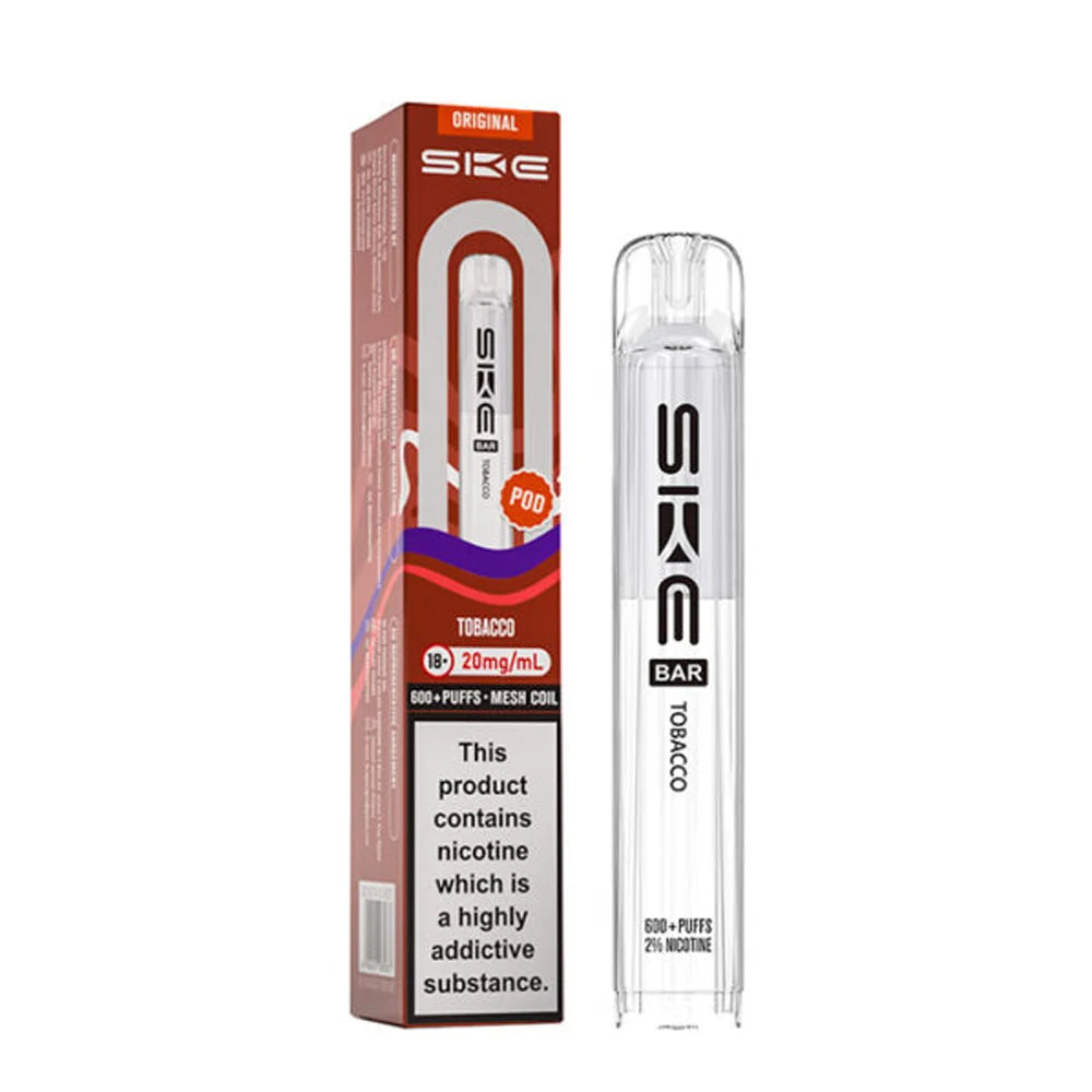 SKE Crystal Original 600 Prefilled Pods - Tobacco