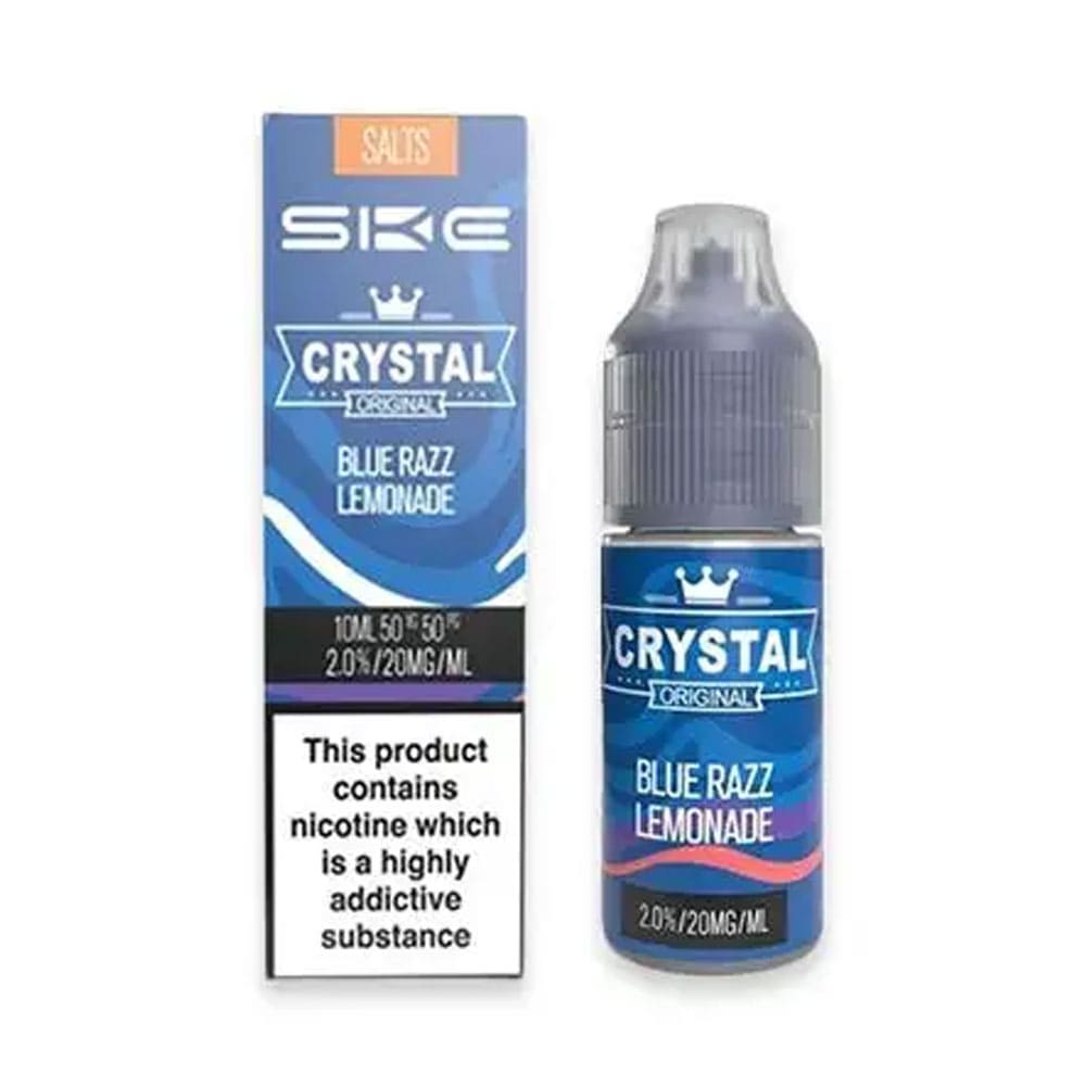 Blue Razz Lemonade SKE Crystal Original 10ml Nic Salt E Liquid