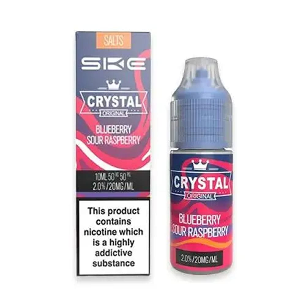 Blueberry Sour Raspberry SKE Crystal Original 10ml Nic Salt E Liquid