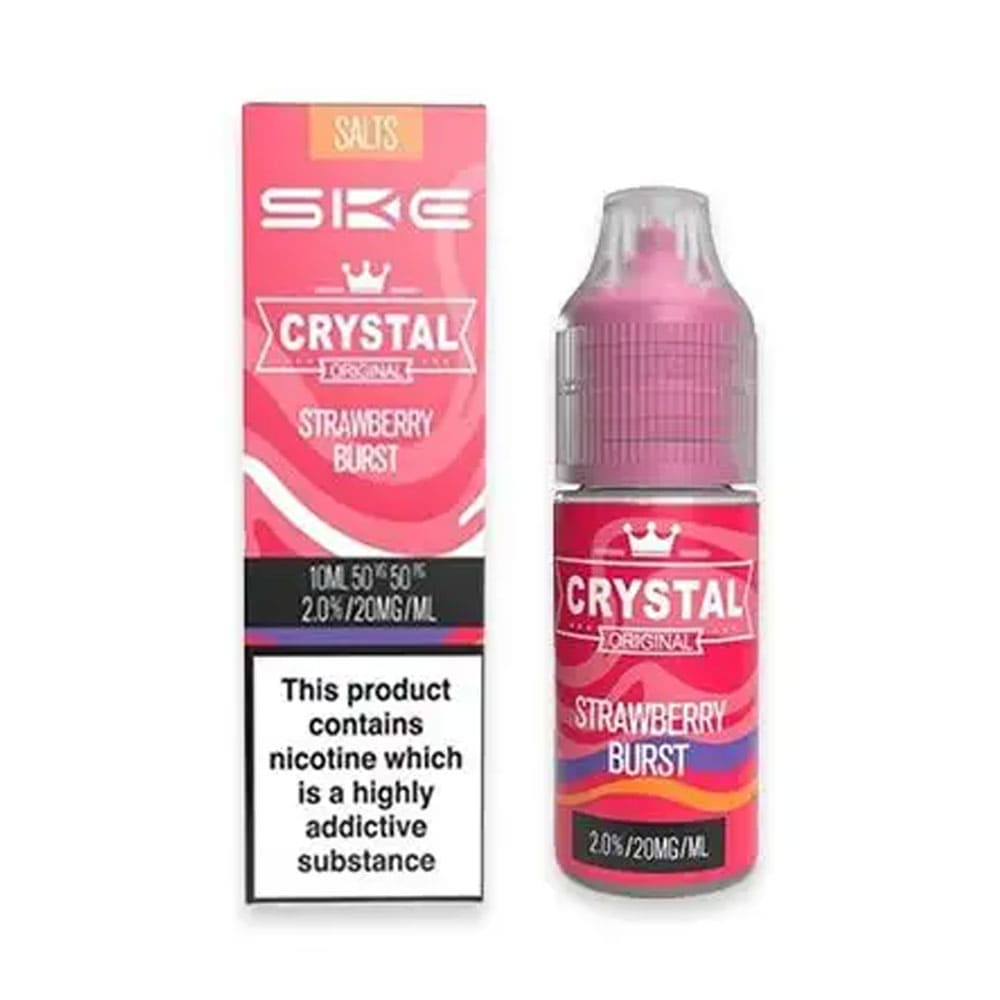 Strawberry Burst SKE Crystal Original 10ml Nic Salt E Liquid
