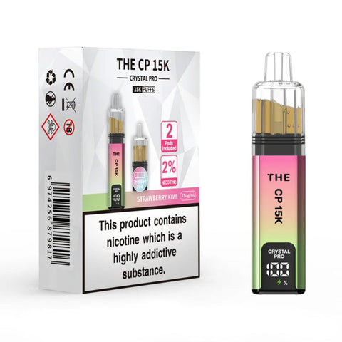 The Crystal Pro CP 15K Prefilled Pod Kit - Strawberry Kiwi
