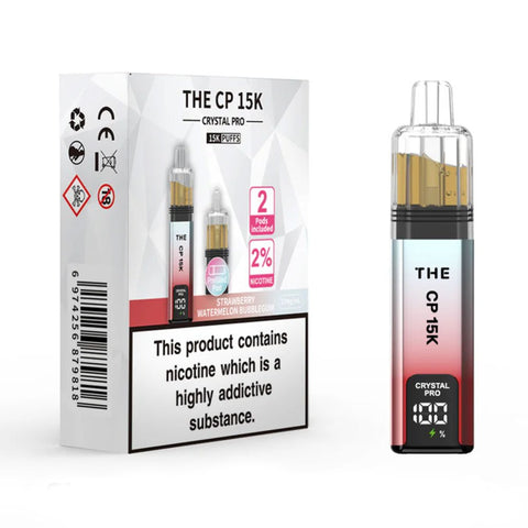 The Crystal Pro CP 15K Prefilled Pod Kit - Strawberry Watermelon Bubblegum