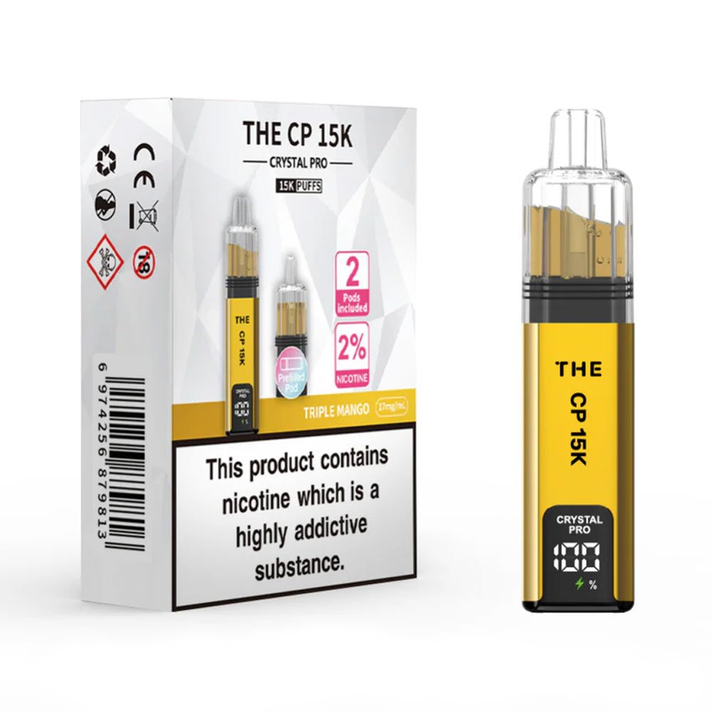 The Crystal Pro CP 15K Prefilled Pod Kit - Triple Mango