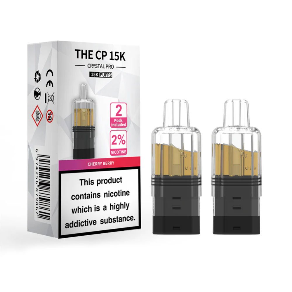 The Crystal Pro CP 15K Prefilled Pods - Cherry Berry