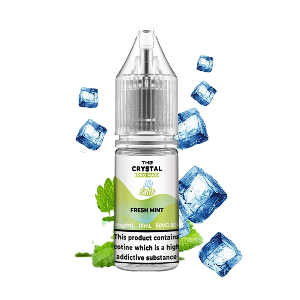 Fresh Mint The Crystal Pro Max 10ml Nic Salts E Liquid