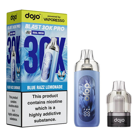 Vaporesso Dojo Blast 30K Pro Prefilled Pod Kit - Blue Razz Lemonade