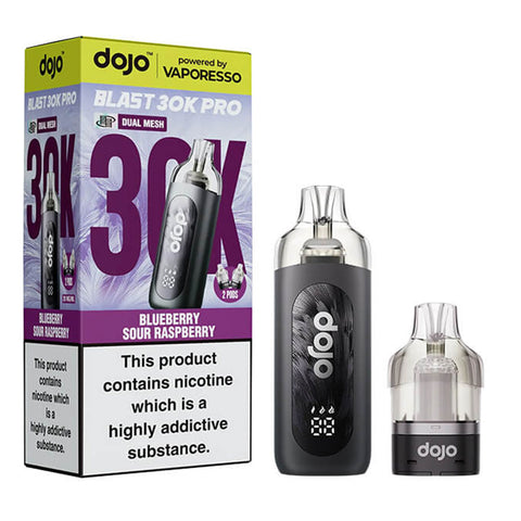 Vaporesso Dojo Blast 30K Pro Prefilled Pod Kit - Blueberry Sour Raspberry