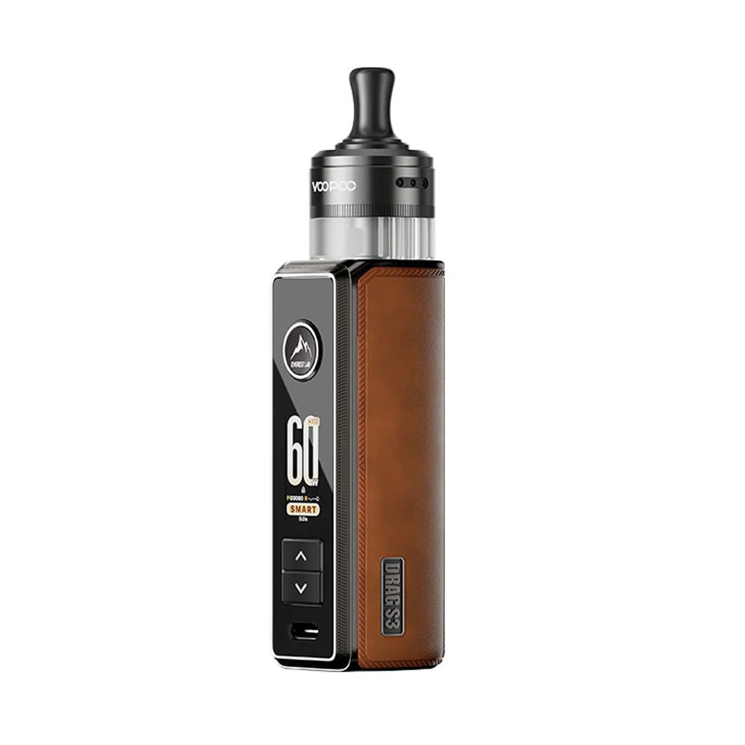 Voopoo Drag S3 60W Pod Mod Kit Brown