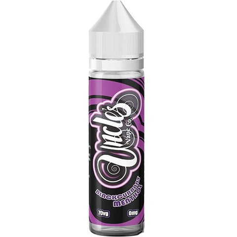 Blackcurrant Menthol Uncle's Vape Co 50ml Shortfill E Liquid