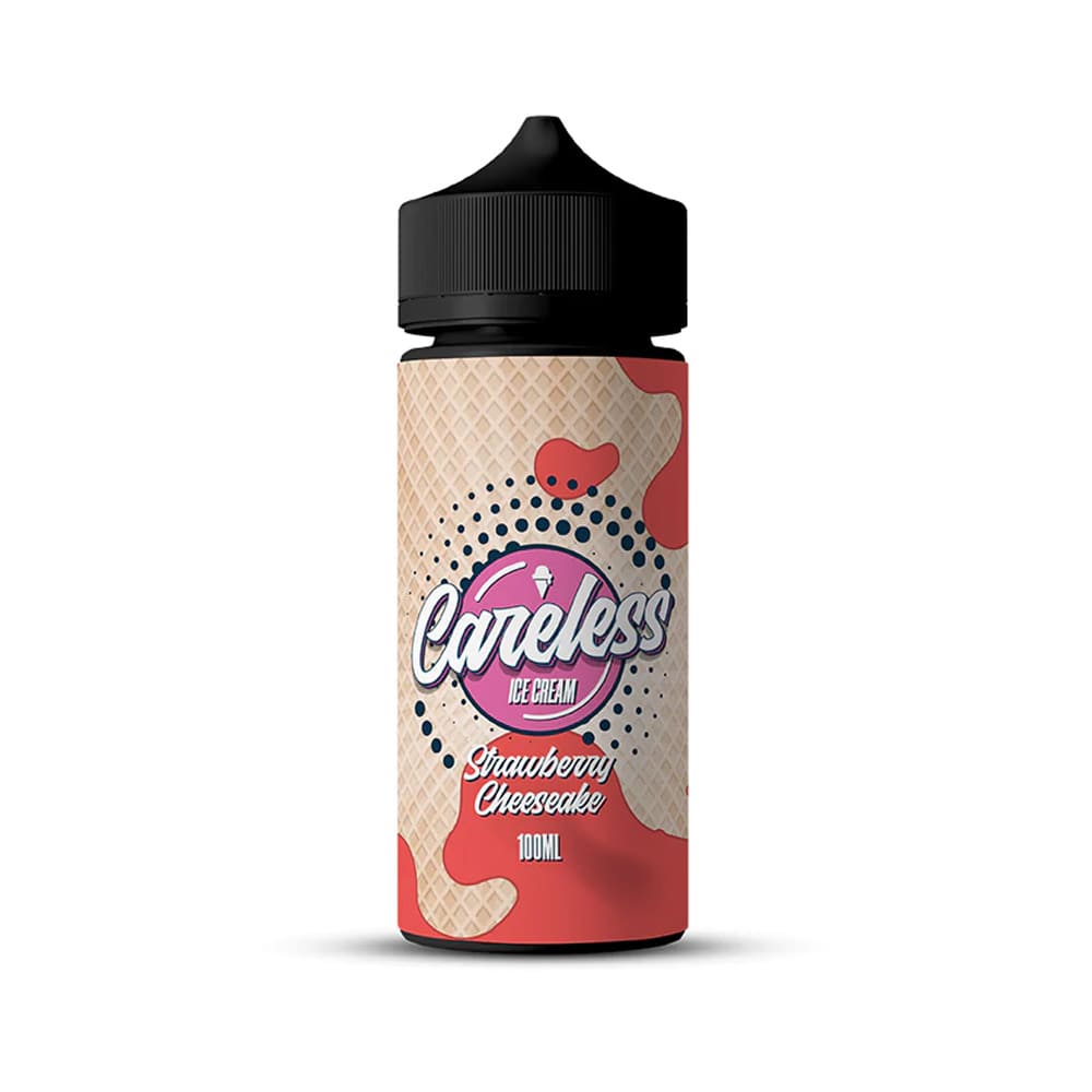 Strawberry Cheesecake Careless Ice Cream 100ml Shortfill E liquid