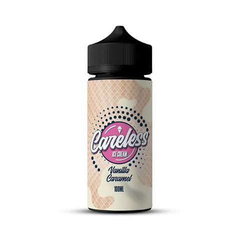 Vanilla Caramel Careless Ice Cream 100ml Shortfill E liquid