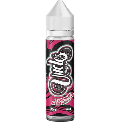 Cherry Menthol Uncle's Vape Co 50ml Shortfill E Liquid