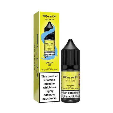 Banana Ice Elux Legend 10ml Nic Salt E Liquid