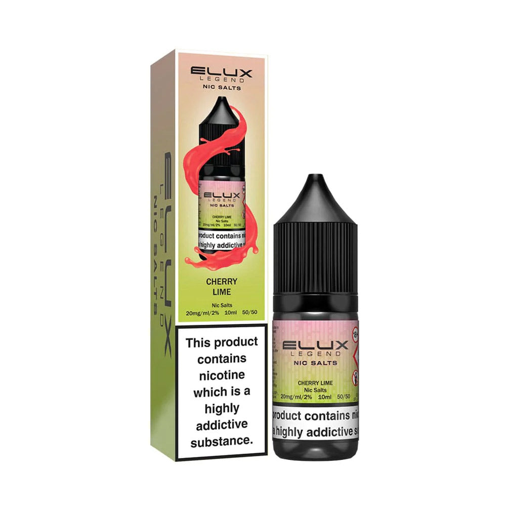 Cherry Lime Elux Legend 10ml Nic Salt E Liquid