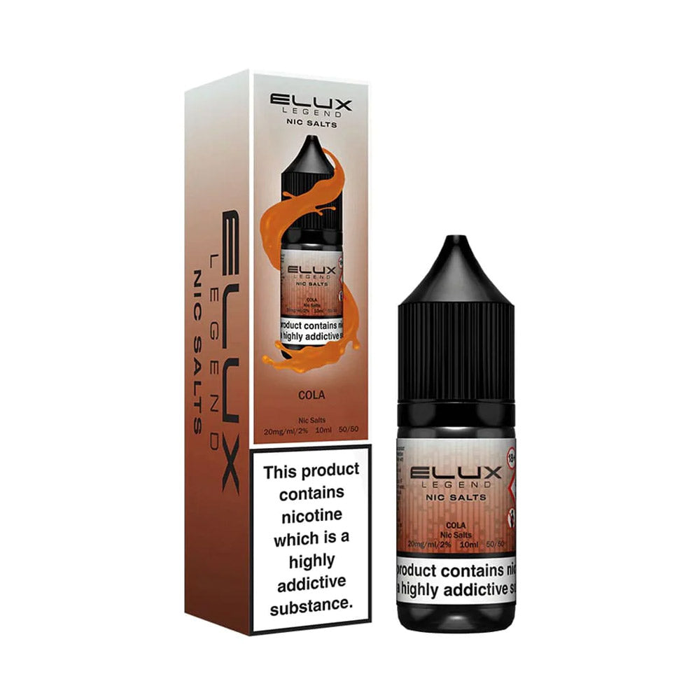 Cola Elux Legend 10ml Nic Salt E Liquid