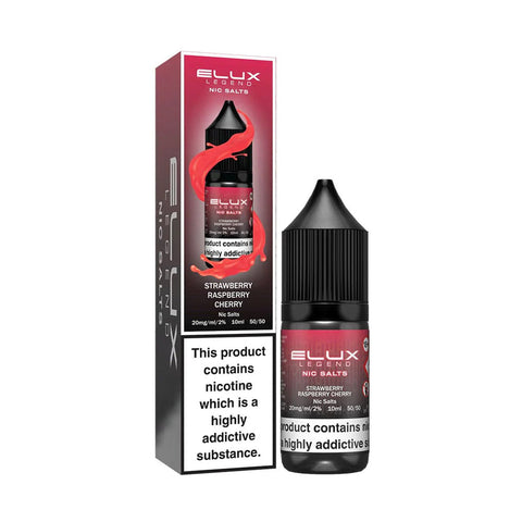 Strawberry Raspberry Cherry Elux Legend 10ml Nic Salt E Liquid