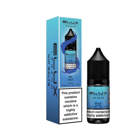 Mr Blue Elux Legend 10ml Nic Salt E Liquid