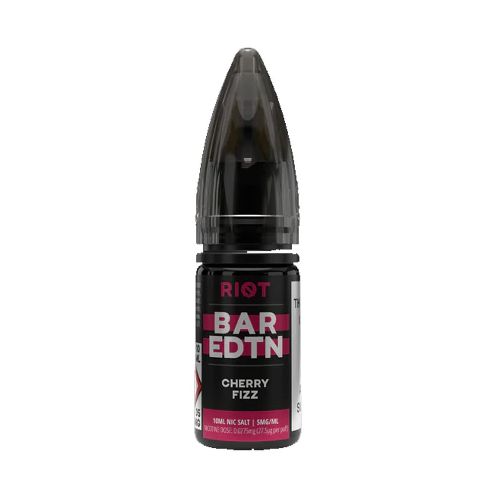 Cherry Fizz Riot Squad BAR EDTN 10ml Nic Salt E Liquid