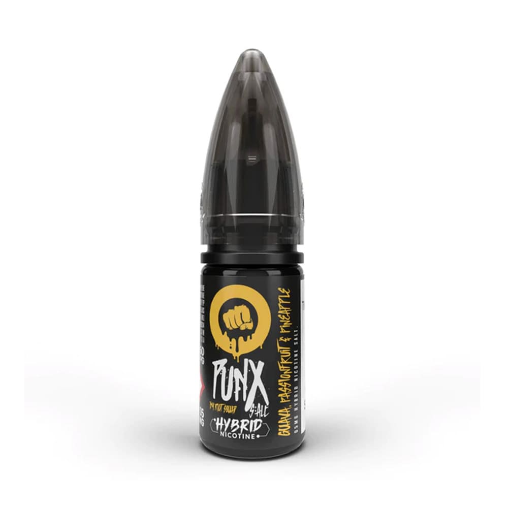 Guava Passion Fruit and Pineapple Riot Squad PUNX Range 10ml Nic Salt E Liquid