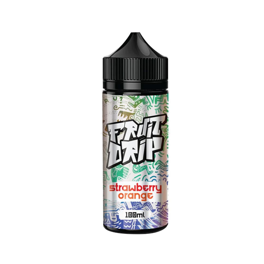 Strawberry Orange Fruit Drip 100ml Shortfill E liquid