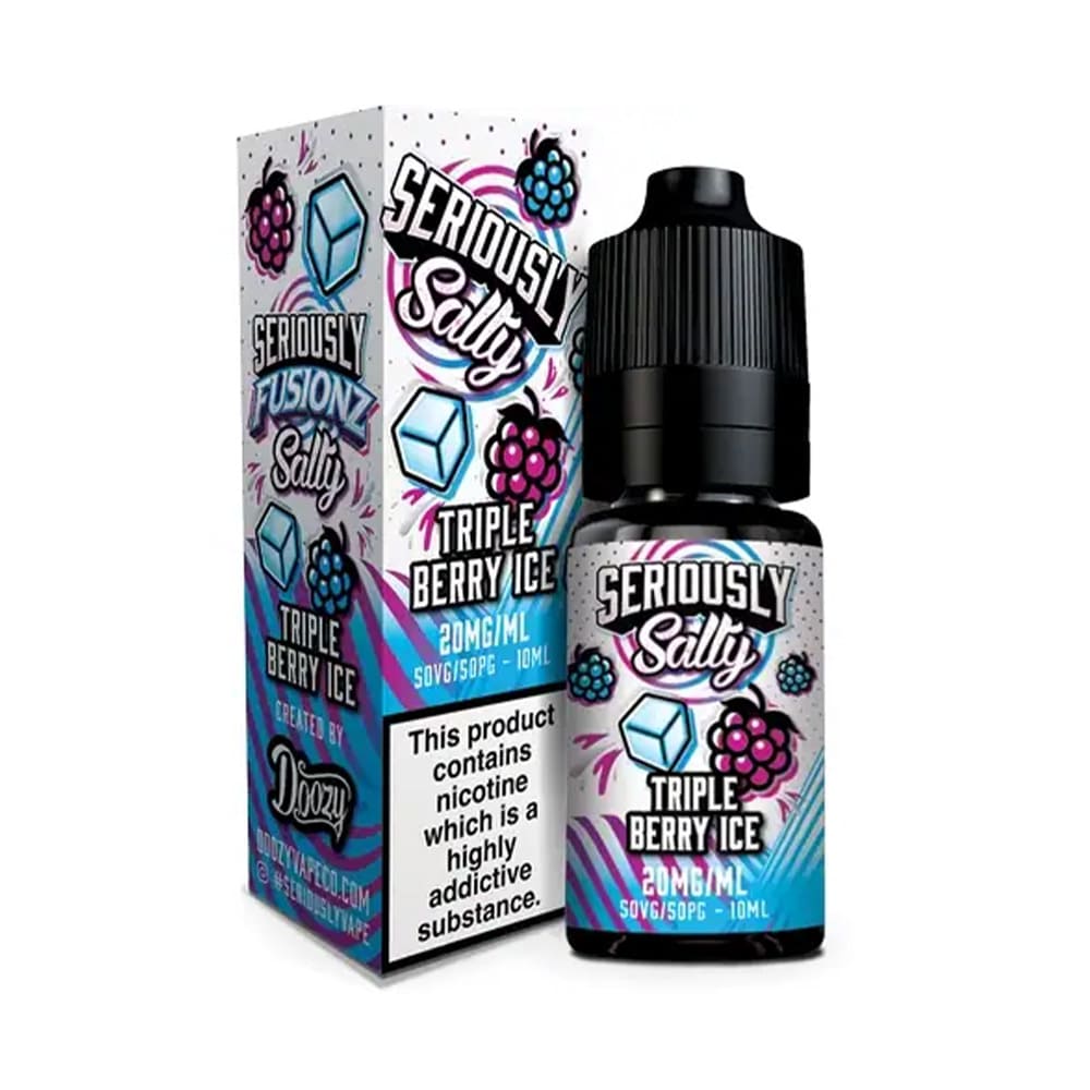 Triple Berry Ice Doozy Seriously Fusionz 10ml Nic Salt E Liquid